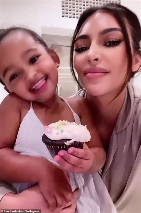 Kim Kardashian Showers Daughter Chicago In Kisses In Sweet Video In