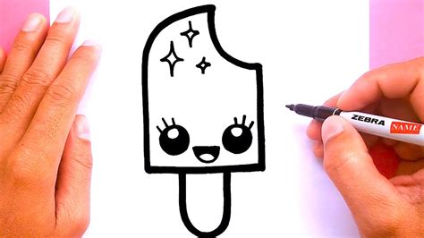 How To Draw A Cute Ice Cream Pop Draw Cute Things