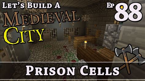 How To Build A Medieval City E88 Prison Cells Minecraft Z