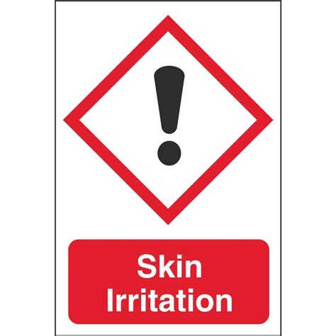 Skin Irritation Ghs Signs Ghs Health Hazard Industrial Safety Signs