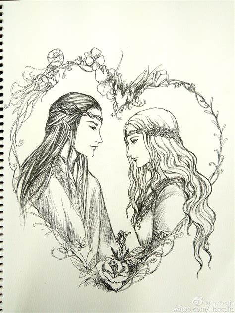 Elrond And Celebrian Tolkien Art Tolkien Elves Lotr Art