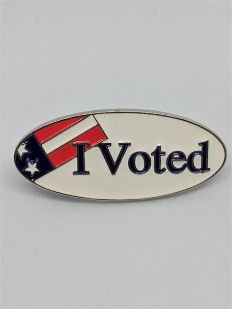 I Voted Soft Enamel Pin Let Everyone Know That You Voted With Etsy