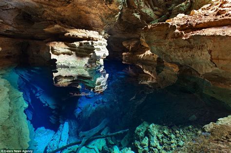 Brazil Cave Lake Has Waters So Clear That In Sunlight It Seems To