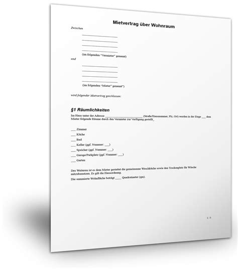 Vermieterfreundlicher mietvertrag kostenloses download pdf / darüber hinaus stellt der bundesverband der deutschen mieter einen mietvertrag zum freien. Mietverträge: Muster und Vorlagen