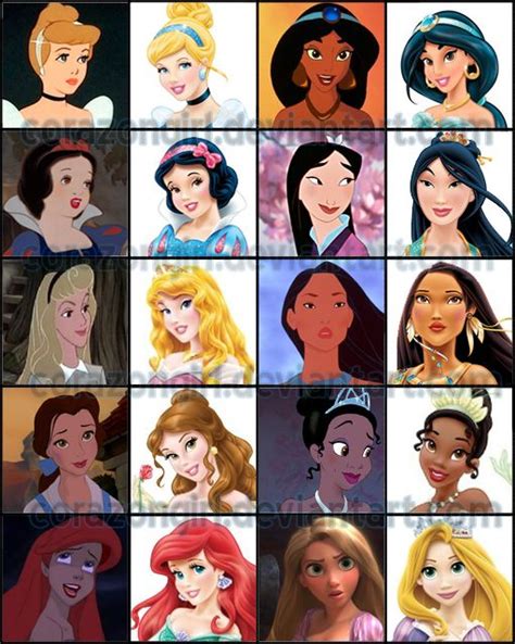 Disney Princess Original Vs Redesign