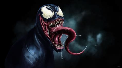 Marvel Venom Illustration Hd Wallpaper Wallpaper Flare