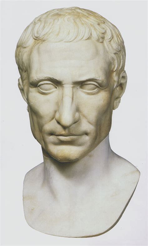 Art And Archaeology Bust Of Julius Caesar Marble Ca 50 Bc