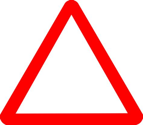 Red Warning Triangle Clip Art Vector Clip Art Online Royalty Free