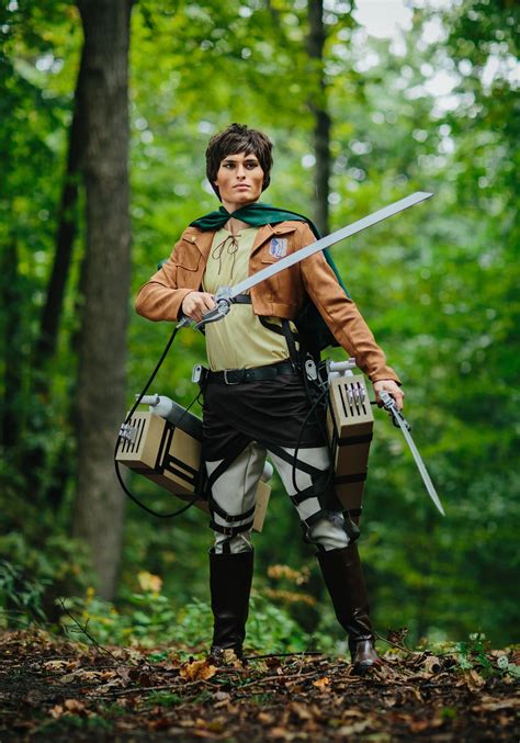 Ever since the beginning, the attack on titans cosplay costume from the show was like nothing else. Deluxe Attack on Titan Eren Jaeger Costume