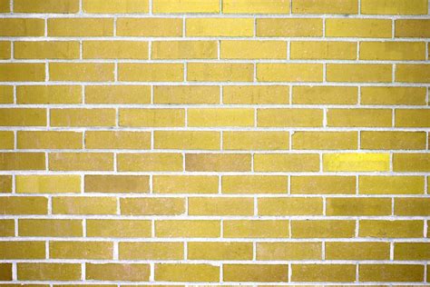 Yellow Brick Wall Texture Picture Free Photograph Photos Public Domain