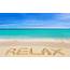 Word Relax On Beach  HD Wallpaper Quotes