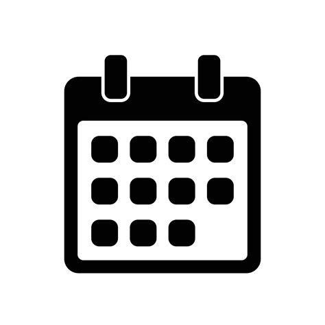 Calendar Calendar Icon Vector Calendar Icon Simple Sign Calendar