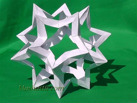 Origami Star Dodecahedron Mashustic Com