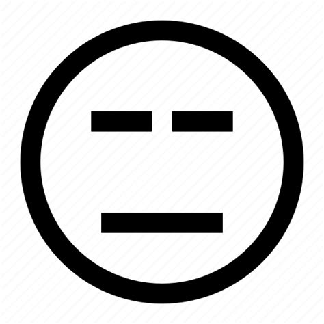 Emoji Emoticon Expressionless Face Icon Download On Iconfinder