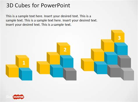 Free 3d Cube Shapes For Powerpoint