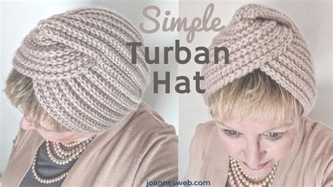 Knitting A Simple Turban Hat How To Knit A Turban Youtube