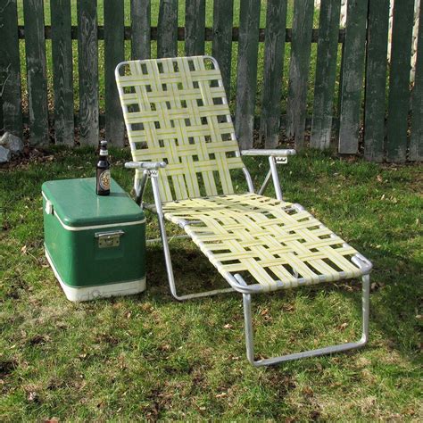 It is also perfect for camping and watching sporting events. Mid Century Webbed Chaise Lounge Chair, Chaise Chair ...