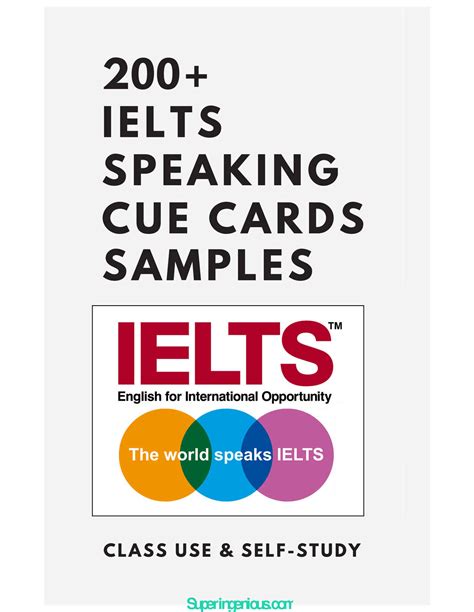 Solution 200 Ielts Speaking Cue Cards Samples Studypool