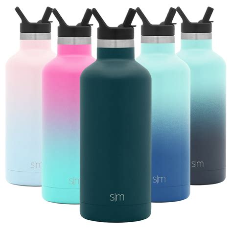 Simple Modern 32 Oz Ascent Water Bottle With Straw Lid Stainless