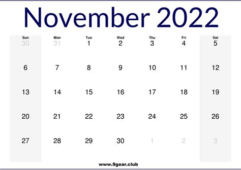 Calendar November 2022 Free Printable 2023 Calendar Printable