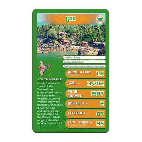Top trumps™ turbo is a brand new, exclusive fun and exciting top trumps™ card game brought to you by funbox media. States of India Top Trumps Card Game 5054506000854 | eBay