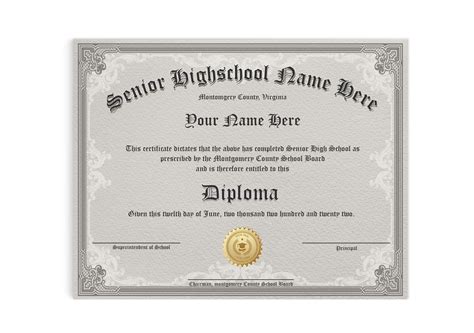 Buy Realistic High School Diploma