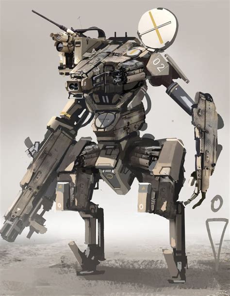 20150921 X Zhang Robot Concept Art Mech Mecha