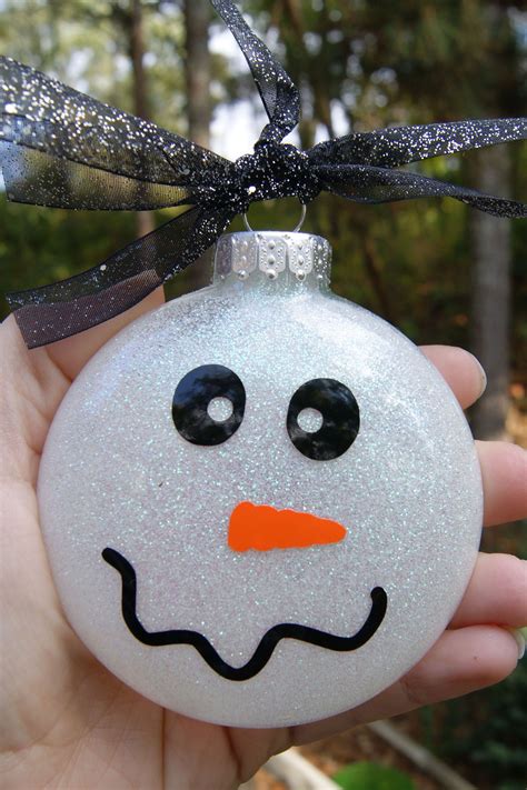 Snowman Ornament Christmas Ornament Crafts Christmas Ornaments Xmas