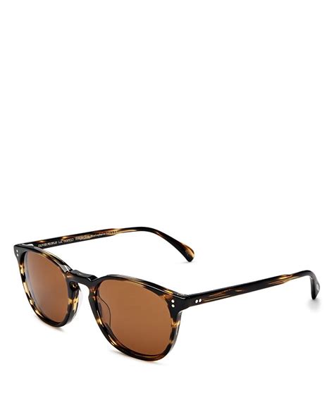 Oliver Peoples Men S Finley Esq Sunglasses 51mm In Brown Modesens
