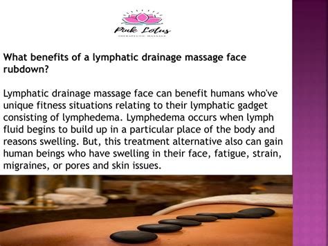 Ppt What Are Lymphatic Drainage And Deep Tissue Sports Massage Powerpoint Presentation Id