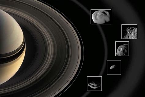The Weird And Wonderful Inner Moons Of Saturn Revealed By Cassini New