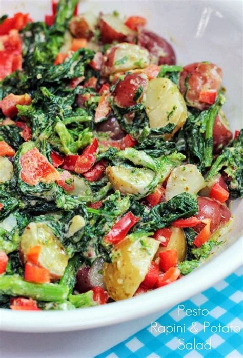 Those are great for baking and frying, but not so great when boiled. Pesto Rapini Potato Salad | Salad recipes, Food recipes, Salad