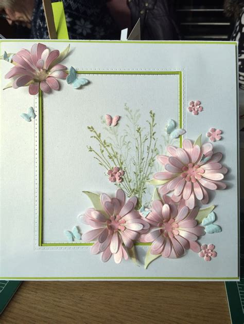 Card Handmade Flowers Cards Invitation