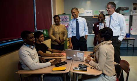 Obama At Brooklyn School Pushes Education Agenda The New York Times