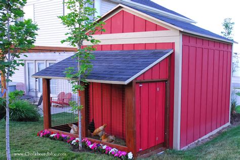 The carport plans found on. Remodelaholic | Cute DIY Chicken Coop with Attached ...