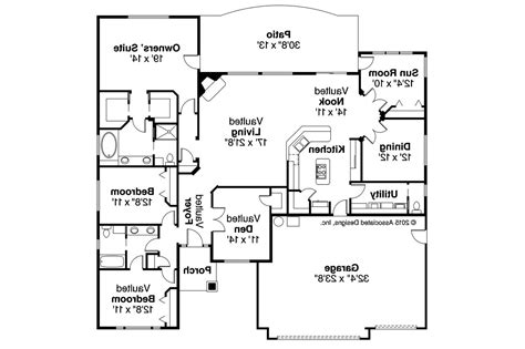 Looking for modern house plans? Ranch House Plans - Ryland 30-336 - Associated Designs
