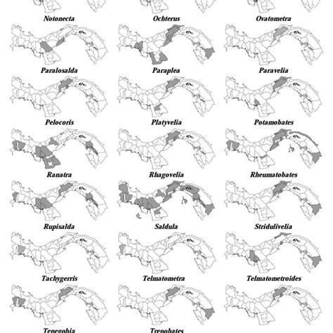 Mapa Con Las Cuencas Hidrogr Ficas De Panam En El Que Resaltan Con