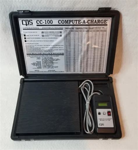 Cps Cc100 Compute A Charge Hvac Refrigerant Scale 6995 Picclick
