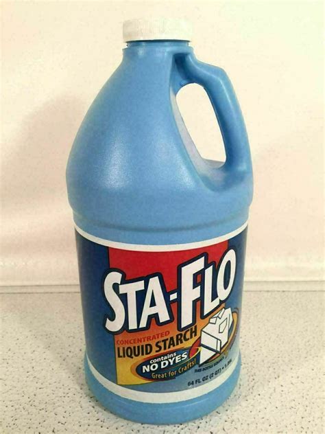 Purex Sta Flo Concentrated Liquid Starch 64 Fluid Ounces Strengthen Art