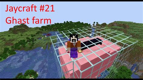 Minecraft Farms In 3 Minutes Part 21 Building An Efficient Ghast Farm In 119 Jaycraft Smp