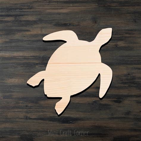 Turtle Wooden Cutout Turtle Sign Turtle Decor Turtle Etsy