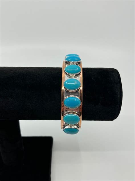 Jay King DTR Turquoise Copper Sterling Silver 925 DTR Gem
