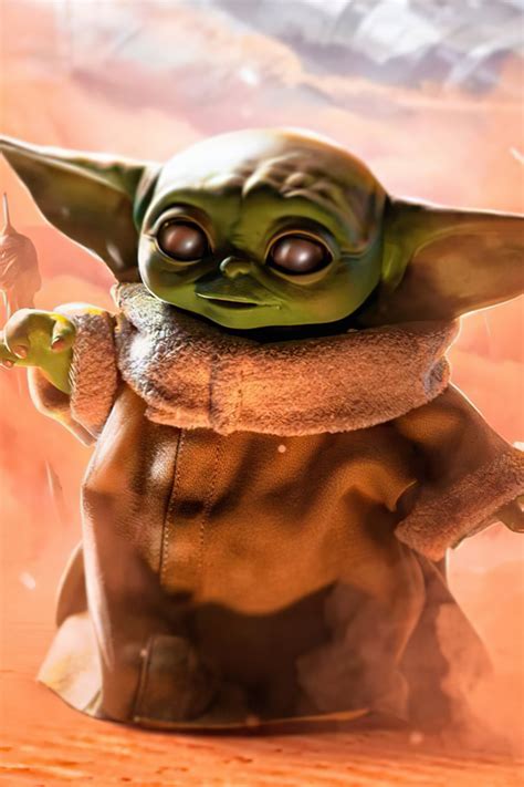 640x960 Resolution Baby Yoda Grogu Star Wars Art Iphone 4 Iphone 4s