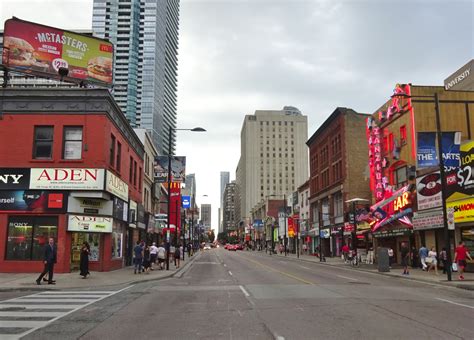 Corner Of Yonge And Elm Streets Downtown Toronto 2016 Downtown Toronto