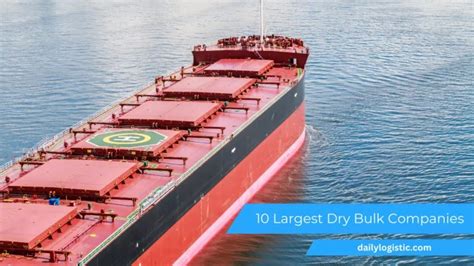 10 Largest Dry Bulk Companies In 2023 Daily Logistics