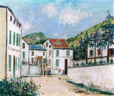 Maurice Utrillo The Village Oil Painting Reproductions For Sale