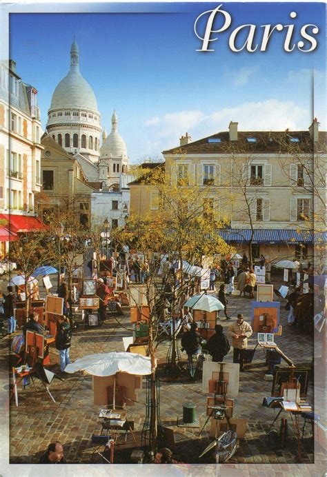 Montmartre ~ Paris Remembering Letters And Postcards