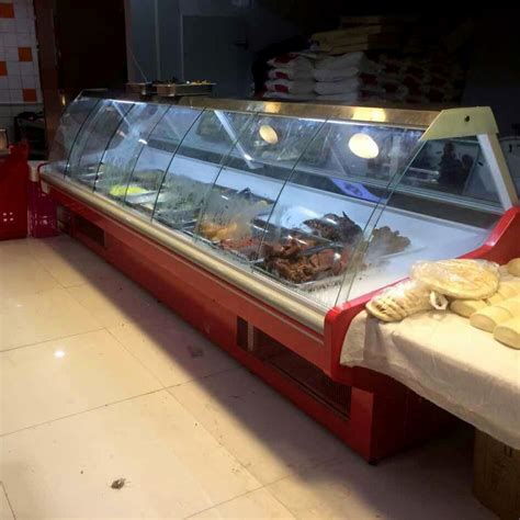 Commercial Fresh Meat Display Cooler Cabinet For Supermarket Equipment China Meat Display