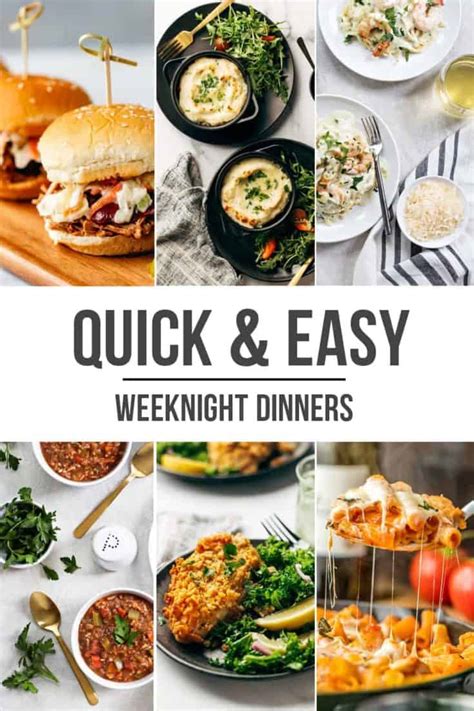 Quick And Easy Weeknight Dinners My Baking Addiction