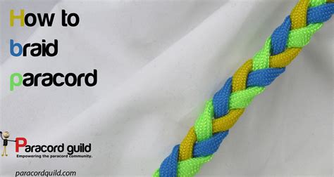 How to create the tie: How to braid paracord? - Paracord guild